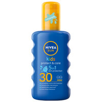 Spray colorat pentru copii cu protectie solara SPF 30, 200 ml, Nivea Sun