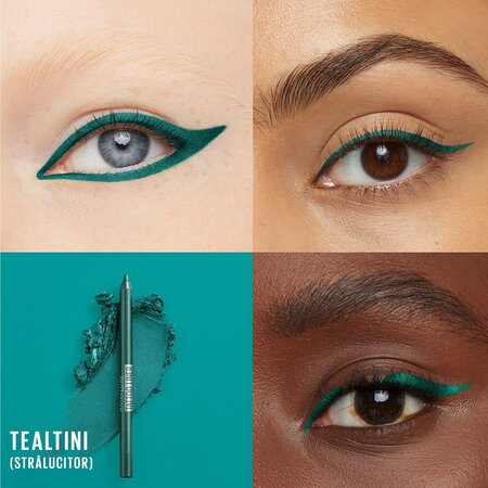 Creion de ochi gel Tattoo Liner, 815 Tealtini, 1.3 g, Maybelline 601878