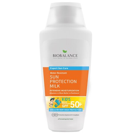Lapte cu protectie solara pentru copii SPF 50+ Sun Protection, 150 ml, Bio Balance 601889