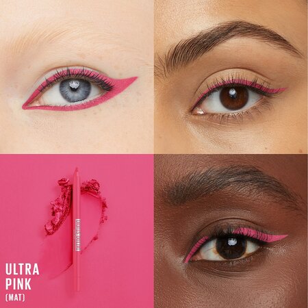 Creion de ochi gel New York Tattoo Liner, 802 Ultra Pink, 1.3 g, Maybelline 601921