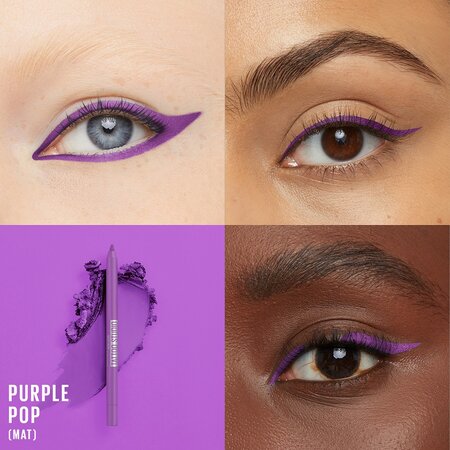 Creion de ochi gel New York Tattoo Liner, 801 Purple Pop, 1.3 g, Maybelline 601928