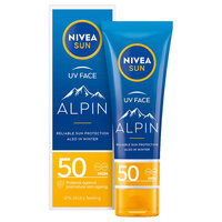 Crema de fata cu protectie solara SPF 50 Alpin, 50 ml, Nivea Sun