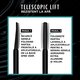 Mascara Telescopic Lift Waterproof, 9.9 ml, Loreal 601939