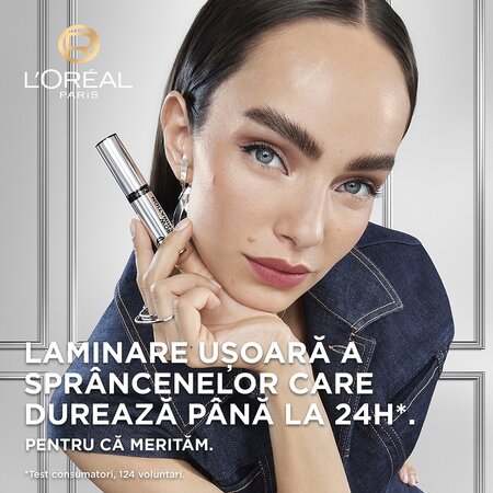 Mascara pentru fixarea sprancenelor Infaillible 24H Brow Lamination, 5 ml, Loreal 602034