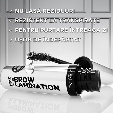 Mascara pentru fixarea sprancenelor Infaillible 24H Brow Lamination, 5 ml, Loreal 602039