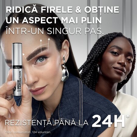 Mascara pentru fixarea sprancenelor Infaillible 24H Brow Lamination, 5 ml, Loreal 602035