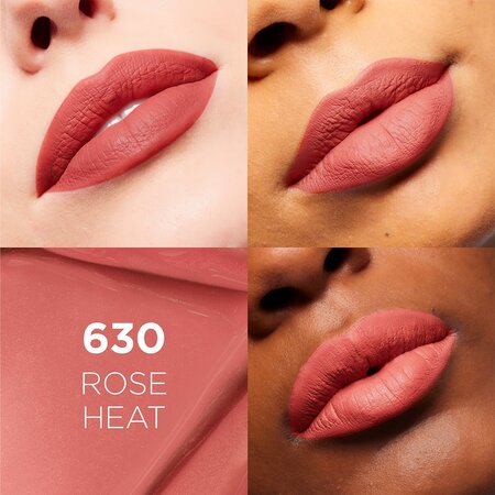 Ruj lichid mat nuanta 630 Rose Heat, Infaillible Matte Resistance, 5 ml, Loreal 602080