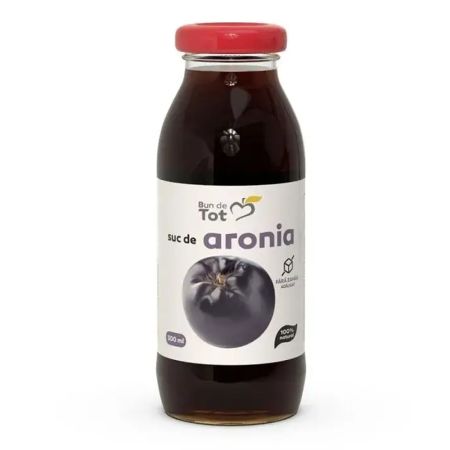 Suc de aronia fara zahar, 300 ml, Dacia Plant