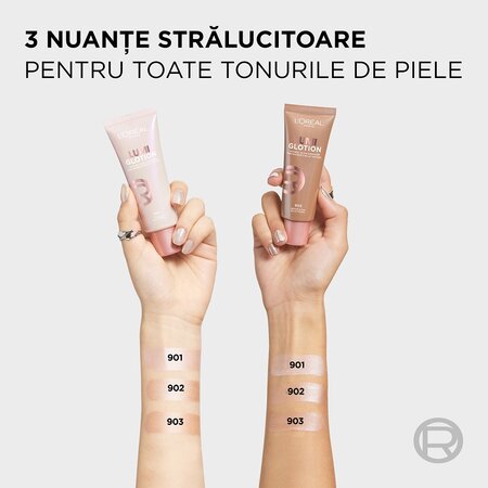 Lotiune iluminatoare Nuanta 903 Medium Glow Lumi Glotion, 40 ml, Loreal 602180