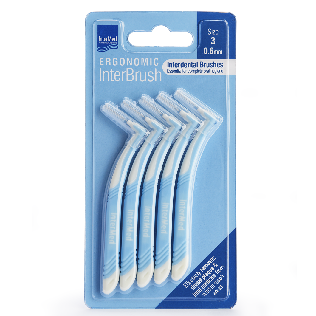 Periute interdentare Size 3 0.60 mm Ergonomic InterBrush, 5 bucati, Intermed