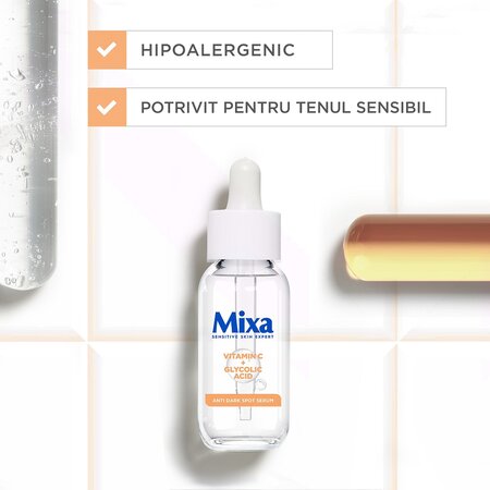 Serum anti-pete pigmentare Anti-Dark Spot, 30 ml, Mixa 602223