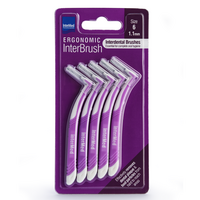 Periute interdentare Size 6 1.10 mm Ergonomic InterBrush, 5 bucati, Intermed