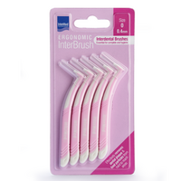 Periute interdentare Size 0 0.40 mm Ergonomic InterBrush, 5 bucati, Intermed