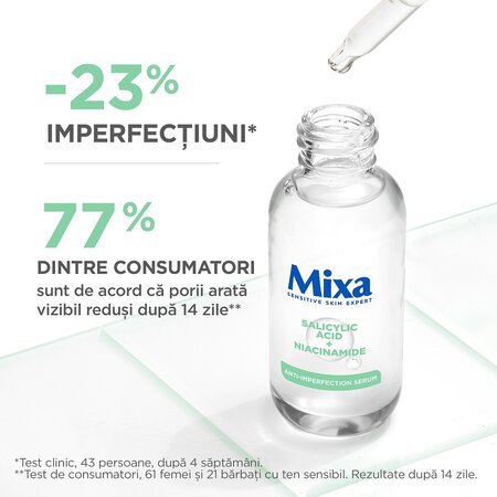 Serum anti-imperfectiuni Anti Imperfection, 30 ml, Mixa 602236