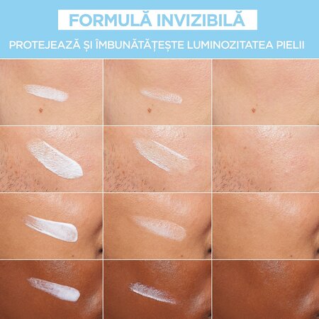 Crema fluida invizibila anti-imperfectiuni cu SPF 50+ Pure Active, 40 ml, Garnier 602260
