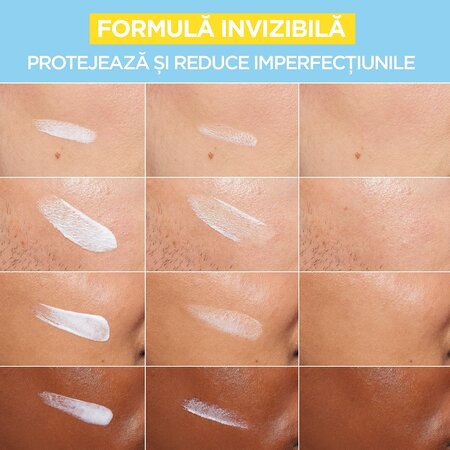 Crema fluida invizibila anti-imperfectiuni cu SPF 50+ Pure Active, 40 ml, Garnier 602259