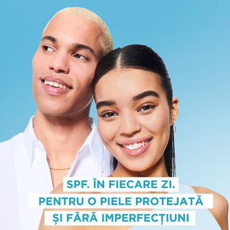 Crema fluida invizibila anti-imperfectiuni cu SPF 50+ Pure Active, 40 ml, Garnier 602256