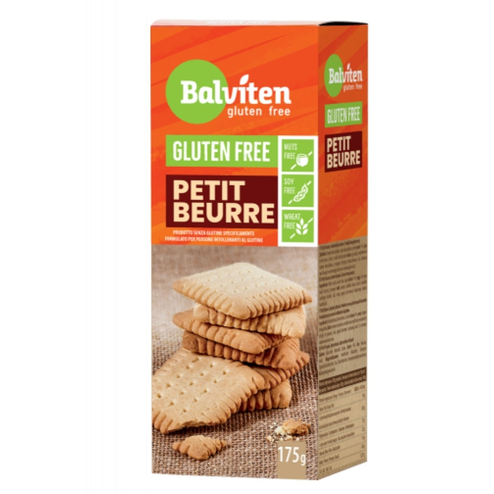 Biscuiti fara gluten Petit Beurre, 175 g, Balviten