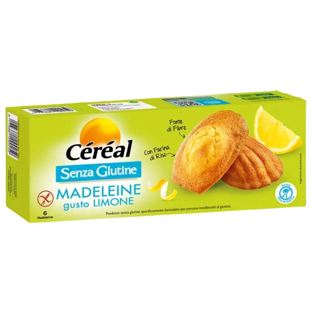 Madlene fara gluten cu aroma de lamaie, 180 g, Cereal