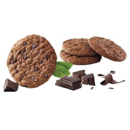 Biscuiti fara zahar cu cacao si bucati de ciocolata, 130 g, Cereal 602459