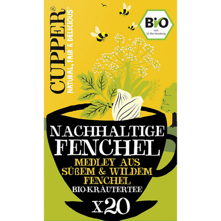 Infuzie eco din fenicul, 20 plicuri, Cupper