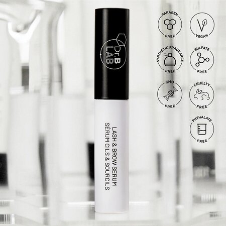 Serum pentru gene si sprancene Lash And Brow Serum, 5 ml, Dr. Brandt 606141