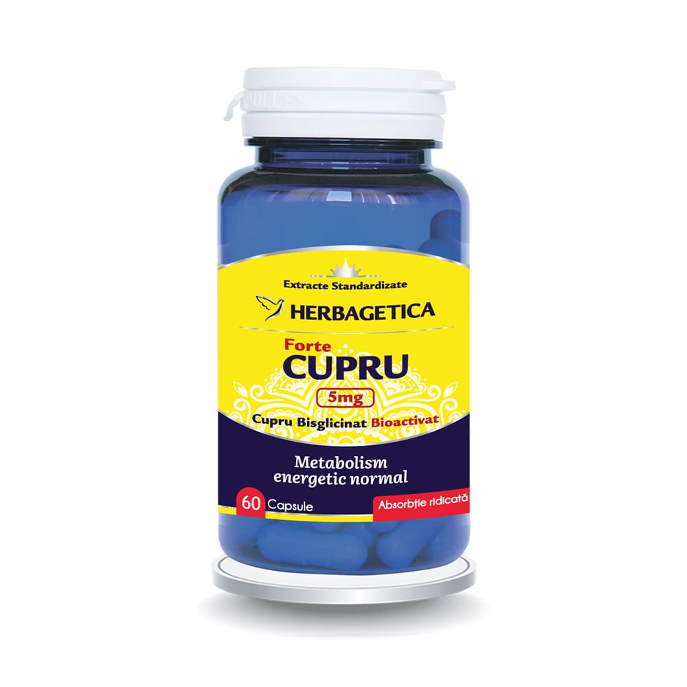 Cupru Forte, 60 capsule, Herbagetica