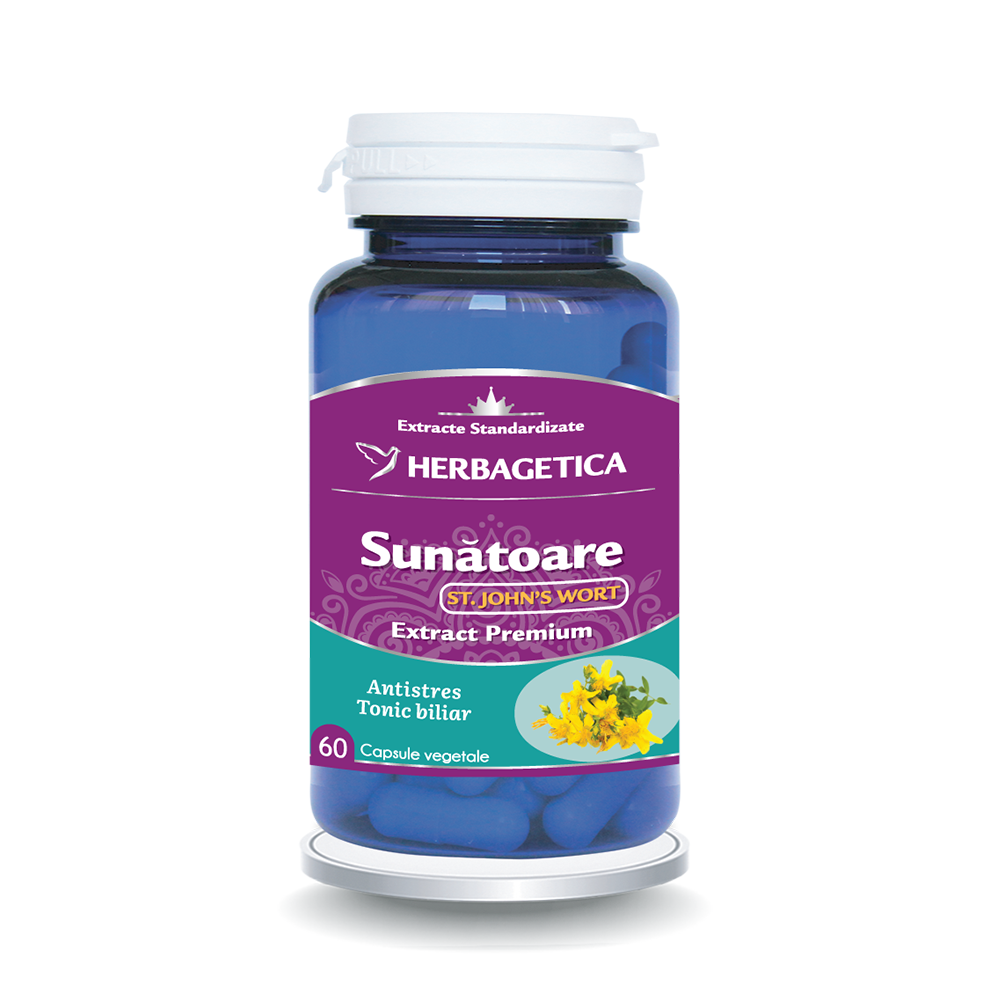 Sunatoare St. John's Wort, 60 capsule, Herbagetica