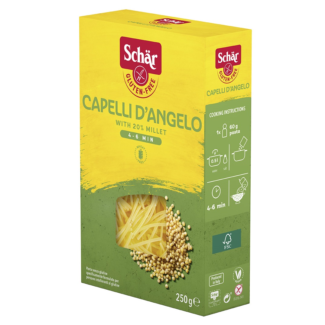 Paste fara gluten Capelli, 250 g, Schar