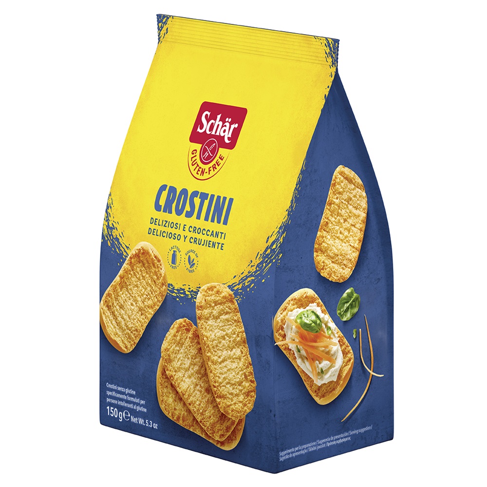 Paine prajita fara gluten Crostini, 150 g, Schar