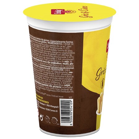 Grisine si crema de ciocolata fara gluten Milly, 52 g, Schar 603178