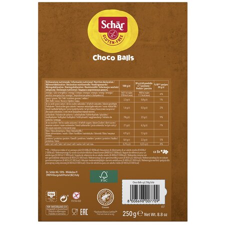 Cereale cu cacao fara gluten Milly, 250 g, Schar 603181