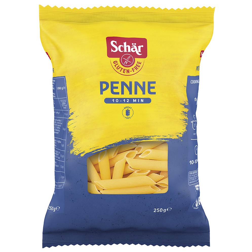 Paste Penne fara gluten, 250 g, Schar