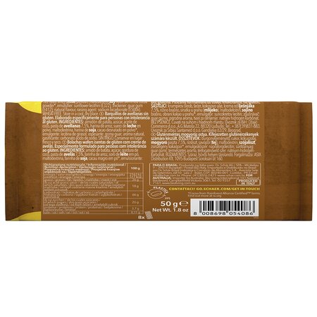 Napolitane cu crema de alune fara gluten Wafer Pocket, 50 g, Schar 603229