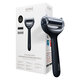 Roller pentru masaj facial si corporal 8 in 1 Black MicroNeedle, 1 bucata, Geske 723385