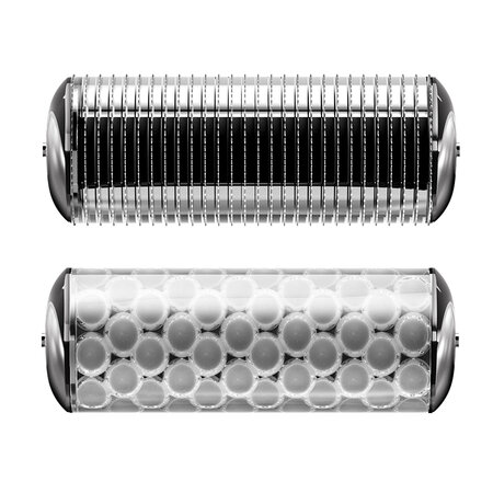 Roller pentru masaj facial si corporal 8 in 1 Starlight MicroNeedle, 1 bucata, Geske 603275