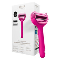 Roller pentru masaj facial si corporal 8 in 1 Magenta MicroNeedle, 1 bucata, Geske