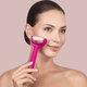 Roller pentru masaj facial si corporal 8 in 1 Magenta MicroNeedle, 1 bucata, Geske 603292