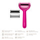 Roller pentru masaj facial si corporal 8 in 1 Magenta MicroNeedle, 1 bucata, Geske 603291