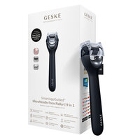 Roller pentru masaj facial 9 in 1 Black MicroNeedle, 1 bucata, Geske