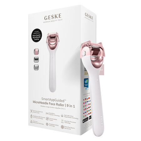 Roller pentru masaj facial 9 in 1 Starlight MicroNeedle, 1 bucata, Geske