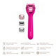 Roller pentru masaj facial 9 in 1 Magenta MicroNeedle, 1 bucata, Geske 603326