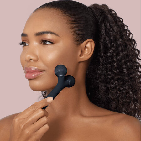 Roller pentru masaj facial 4 in 1 Black Sonic, 1 bucata, Geske 603368