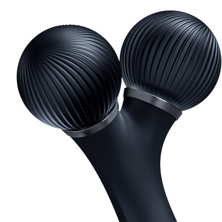 Roller pentru masaj facial 4 in 1 Black Sonic, 1 bucata, Geske 603367