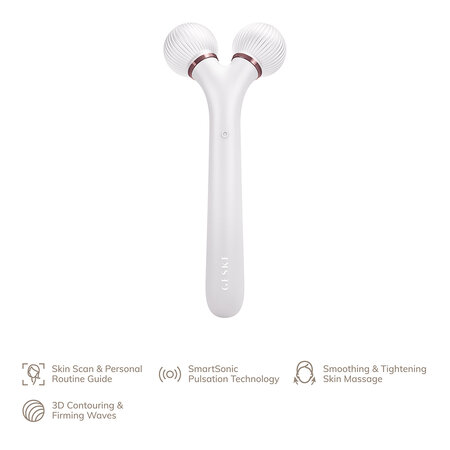 Roller pentru masaj facial 4 in 1 Starlight Sonic, 1 bucata, Geske 603373