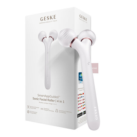 Roller pentru masaj facial 4 in 1 Starlight Sonic, 1 bucata, Geske