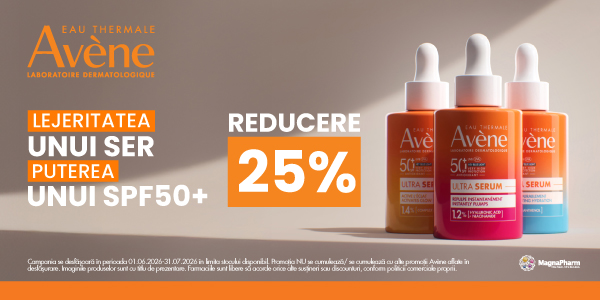 Avene Ultra 25% Reducere Iunie-Iulie