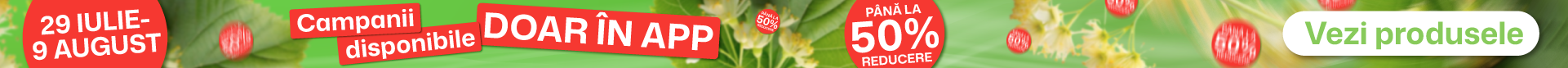 Promo lansare - exclusiv app