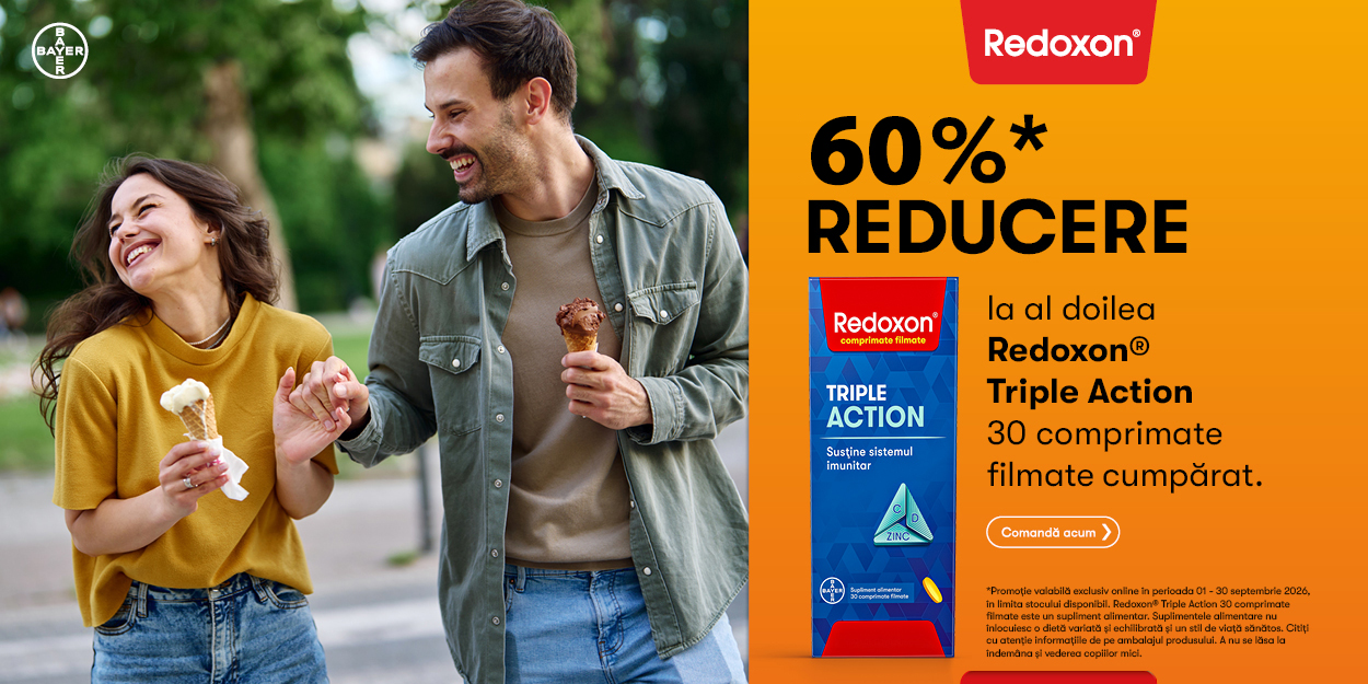 Redoxon 1+60% Reducere la al doilea Septembrie