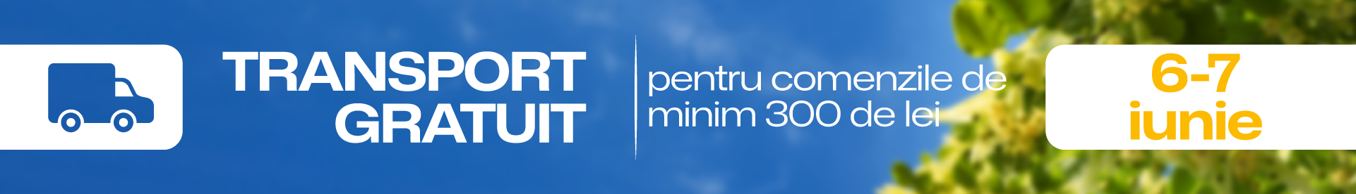 Transport GRATUIT 6-7 IUNIE